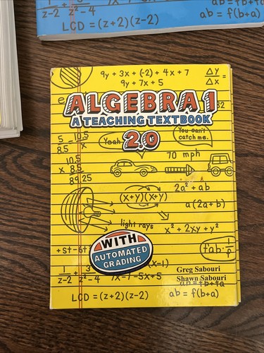 Teaching Textbooks Algebra 1 Automated Grading 2.0 *Complete Set* Lessons Tests - Picture 4 of 5