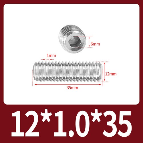Flat Point Grub Screws Stainless Steel Fine Thread Pitch Allen Set Screw M6-M16 - Picture 48 of 85