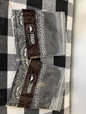 Tough Bandana Black  White Paisley NWT LOT OF 2