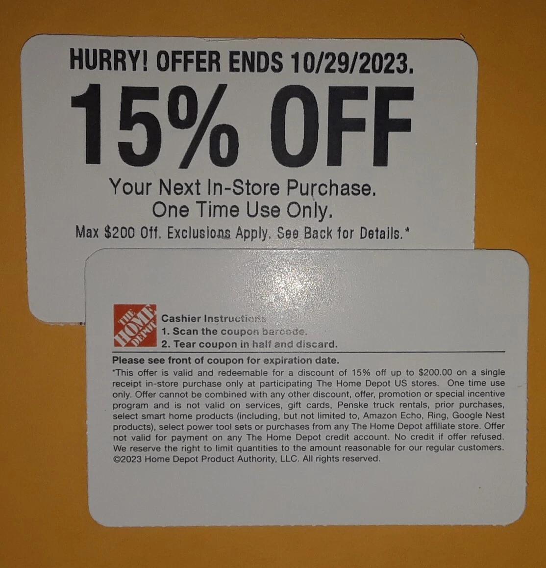 Home depot moving sale coupon