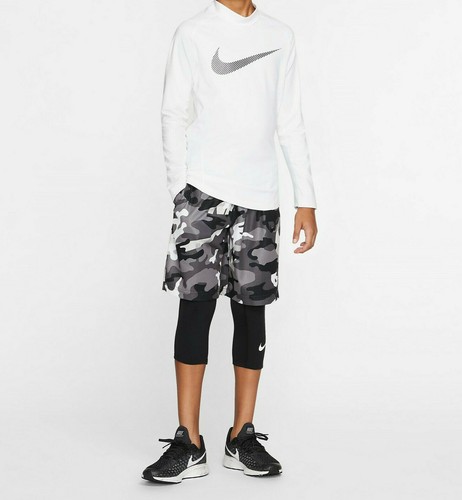 Nike Pro Big Kids' (Boys') 3/4-Length Tights BV3506-010 - Picture 3 of 3