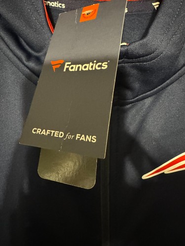 NFL New England Patriots Full Zip Hoodie sz. Men XL Fanatics Blue NEW WITH TAGS - Picture 5 of 8