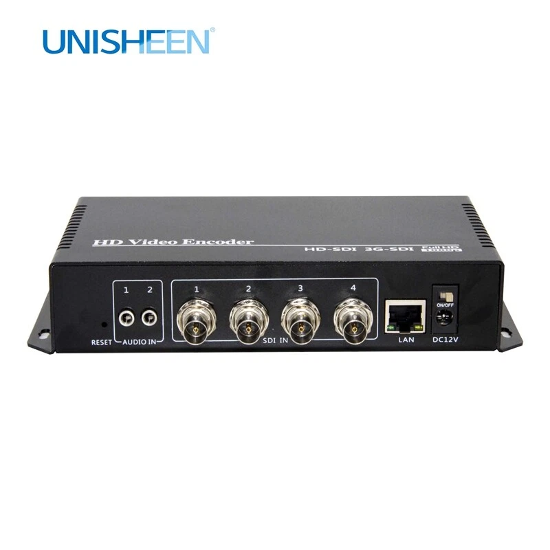  Codificatore video 4K H.265 H.264 4 ingressi SDI a IP/LAN SRT trasmissione live stream  - Immagine 2 di 4