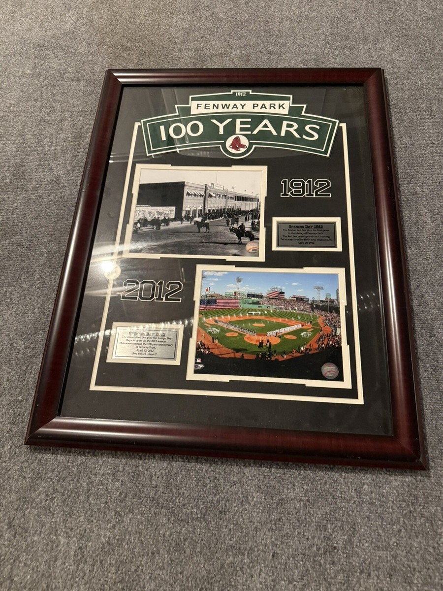 Boston Red Sox 16x20 100 Years Fenway Park Framed | eBay