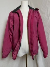 Destination: Above Sea Level Pink Zip-Up Jacket Small Vtg Vintage