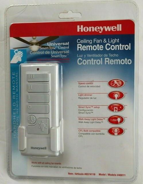 Honeywell Ceiling Fan and Light 40011 Universal Smart Sync ...