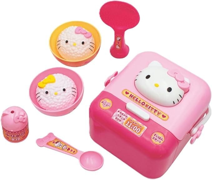 Sanrio Hello Kitty Rice Cooker Set Baby Kids Gift Japan NEW | eBay