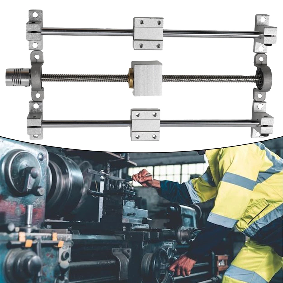 Guide Lineari Supporto Guida Cuscinetti Albero Scs8Uu Cuscinetti Lineari Kit Ric - Immagine 2 di 4