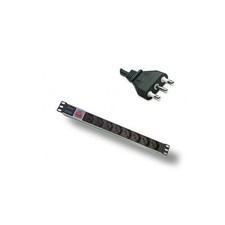 Multipresa 8 Posti da Rack 19'' Spina Italiana con Interruttore 1 HE