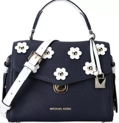 NWOT! Michael Kors Bristol Floral Appliqué Top Handle Crossbody