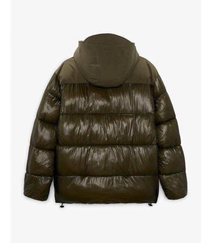 Zara contrast 2025 puffer jacket