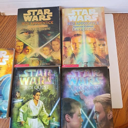 11 Star Wars JEDI Apprentice / Quest / Last of the Jedi Scholastic Book Lot Set - Picture 6 of 7
