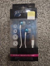 MobileSpec Blue And White Wired Earbuds