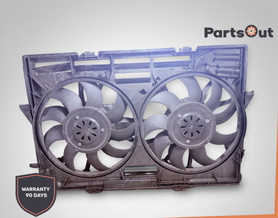 16-18 AUDI A6 S6 C7 ENGINE COOLANT RADIATOR COOLER FAN SHROUD ASSY