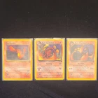 Pokémon TCG Team Rocket Dark Charmander Charmeleon Charizard 1999 WOTC Near Mint