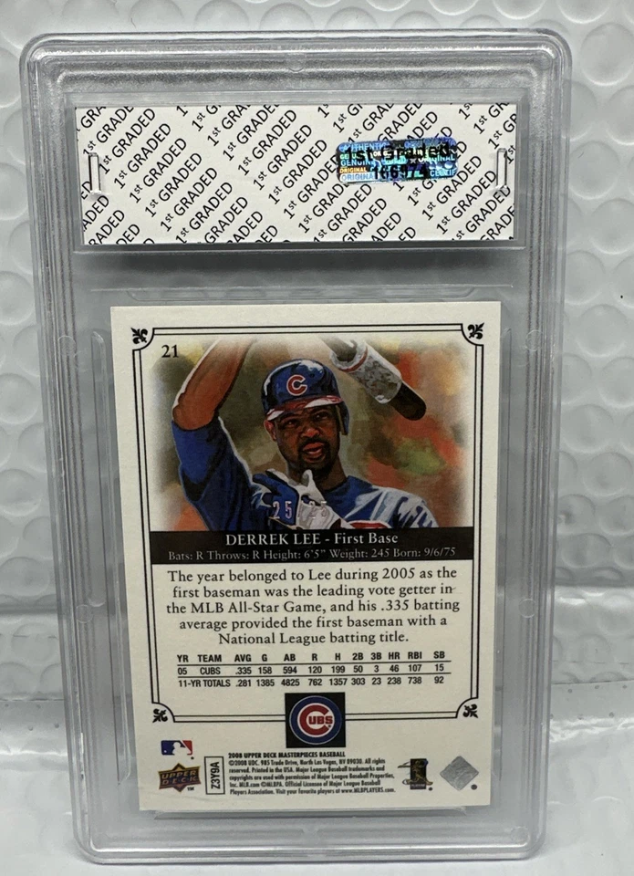 Derrek Lee 2008 Upper Deck 杰作 #21(银色框架 #25/25) — 第 2/2 张图片