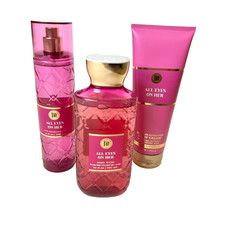 All Eyes on Her BBW Lot Set 3 Body Wash Fine Fragrance Mist Cream Bath  Works