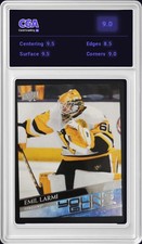 2020-21 Upper Deck Young Guns #236 Emil Larmi RC Penguins CGA 9.0 Digital Grade