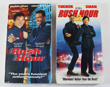 Rush Hour 1 And Rush Hour 2 - VHS Jackie Chan Chris Tucker 2 Tapes New Sealed