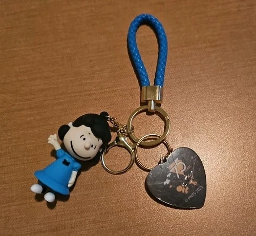 NEW Gong Cha x Peanuts Lucy Keychain 75th Anniversary Limited Edition