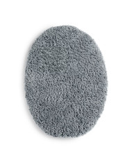 Mainstays Basic Polyester Toilet Lid Cover, Grey, 19" x 22".