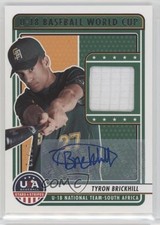 2023 USA Baseball Stars & Stripes Signatures 27/72 Tyron Brickhill Auto tj1