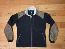 Kuhl Jacket Mens Size XL Black Alpenwurx Fleece Sherpa Collar Full Zip Coat