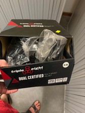 Triple 8 Multisport helmet black small medium roller skate blades skateboard