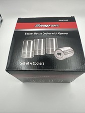 Snap-on Stainless Steel Insulated Socket Can Coolers 4-pack Silver Ssx2836 Snap-on Stainless Steel Insulated Socket Can Coolers 4-pack Silver Ssx2836