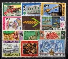 E242 Bahamas - Small lot with modern used (8) and (4) unused** stamps