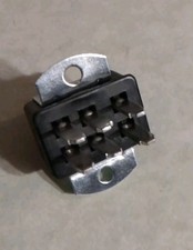 CINCH JONES POWER PLUG MALE 6 POSITION CHASIS MOUNT 250VAC 10A  CINCH P-306-AB