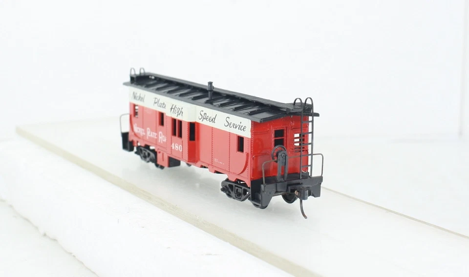 HO Athearn Custom Nickel Plate Road Bay Window Caboose #480 Built KD's - Image 3 of 4