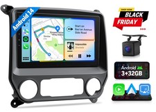 Android 14 10.1" Car Stereo GPS CarPlay DSP Radio For Chevy Silverado 2014-2018