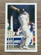 1990’s ACB Test Team Mark Waugh Large Size Cricket Card - Rare
