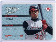 2002 Donruss Studio Platinum #SS-17 Ken Griffey Jr. No 34 of 50
