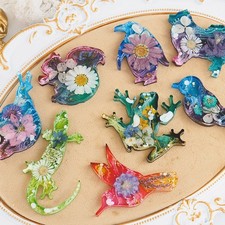 8 in 1 Animal Frog Lizard Bird Silicone Mold Epoxy Resin Casting Mould Craft Art