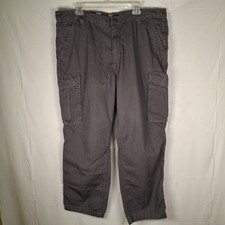Carhartt Cargo Pants Men 40x30 Fits 40x29 Gray Force Ripstop Relaxed Fit Flaws