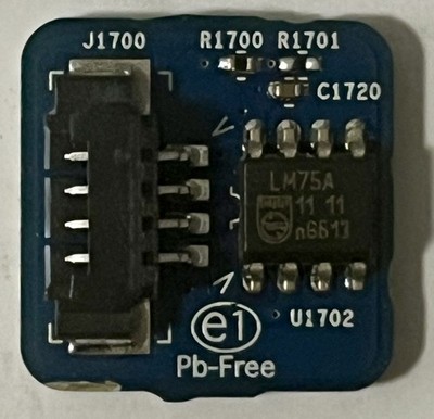 OEM PCB Sensor Board LM75A Temp IC J1700 Connector Module Pb-Free Tested