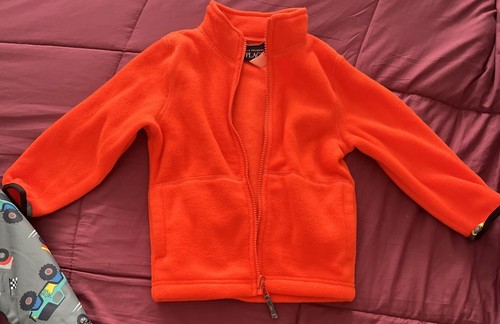 The Childrens Place Toddler Boys 3 in 1 Gray Winter Puffer Coat Sz 3T Trucks - Picture 7 of 8