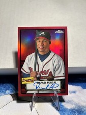 2021 Topps Chrome Platinum Anniversary Rafael Furcal Auto Red /5 Braves #PA-RFU