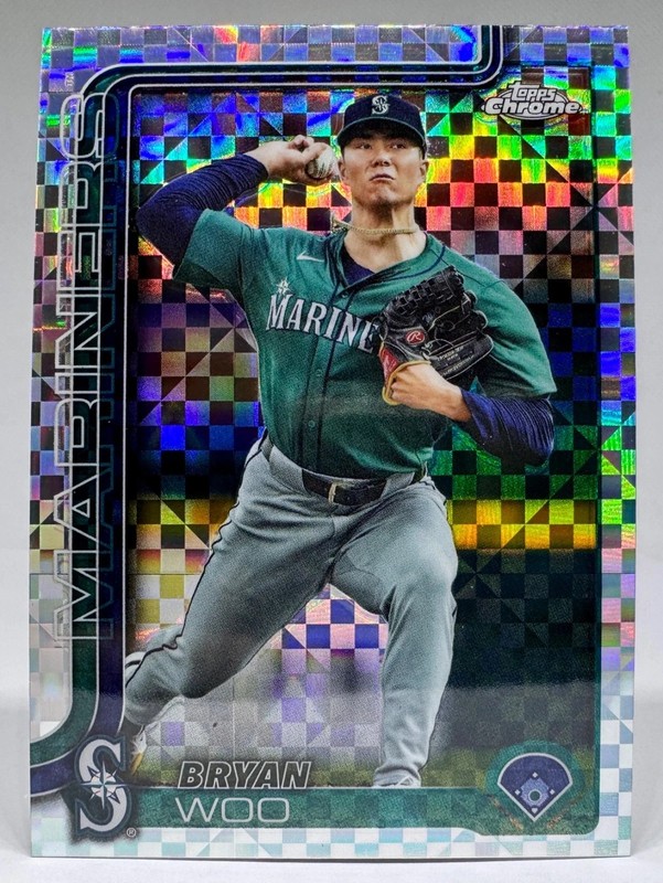 2025 Topps Chrome Update Series - Bryan Woo USC16 X-Fractor