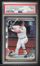 2019 Bowman Draft Chrome Refractor Peyton Burdick #BDC-74 PSA 9 MINT 02u0