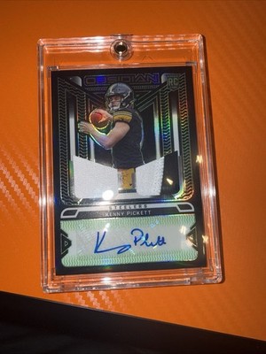 Kenny Pickett 2022 Panini Obsidian Auto Dual Jersey RPA /50