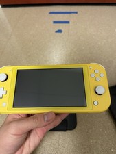 Nintendo Switch Lite Yellow Handheld Console with Protective Case