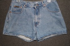 Vtg 1990s Calvin Klein High Rise Mom Denim Shorts Size 14 Made in USA GC