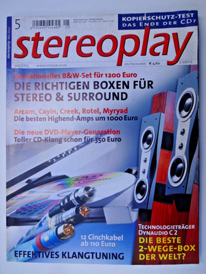 STEREOPLAY 5/02,B&W DM 303+ASW 300,TANNOY R1+mx SUB 10,CABASSE KI SYSTEM,HGP DON
