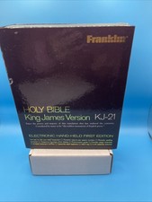 Vintage Franklin Electronic Holy Bible King James Version KJV KJ-21 - NIB