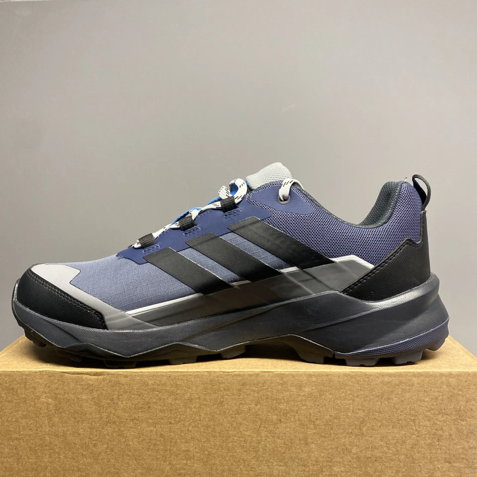 Adidas Herren grau und blau Terrex Skychaser AX5 Gore-Tex Wanderschuhe UK 11 #A76 - Bild 4 von 4
