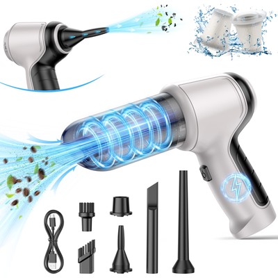 IHE Handheld Car Vacuum Cleaner, 15000Pa Vacuum Cleaner and Air Duster, 120W ...
