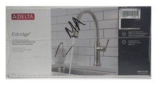 Delta Eldridge Single Handle Pull Down Sprayer Kitchen Faucet in Stainless